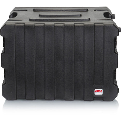 Gator G-PROR-8U-19 Rotationally Molded Rack Case w/ Wheels & Handle - 8U, 19" Deep