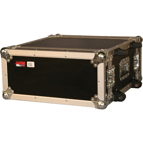 Gator G-TOUR 4UW ATA Wood Flight Rack Case w/ Wheels - 4U, 19" Deep