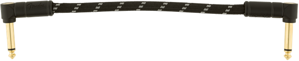 Fender Deluxe Series Instrument Patch Cables - 20 Pack Black Tweed