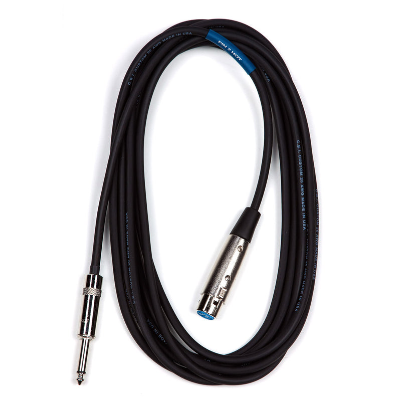 Câble DDrum DDR-6999 XLR vers 1/4" pour déclencheurs PRO, DRT et Chrome Elite