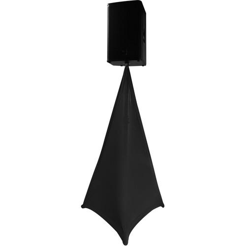 On-Stage Ssa100B Black Speaker / Lighting Stand Skirt / Scrim - Red One Music
