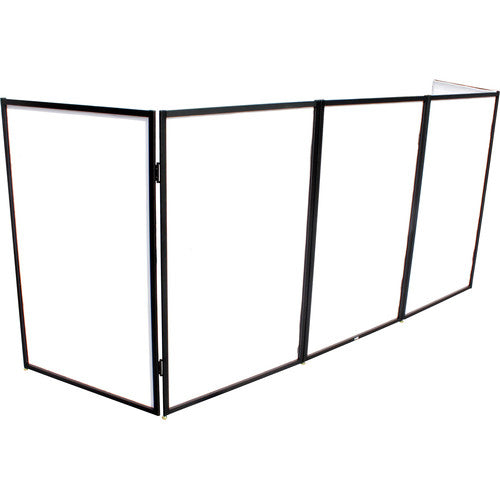 ProX XF-5X3048B 5-Panel Pro DJ Facade with Black Trim - Red One Music