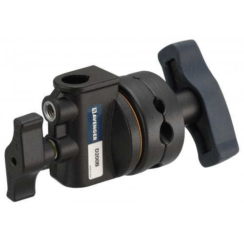 Tête de poignée Avenger MAD200b 2,5 pouces avec 16 mm / 5/8 pouces récepteur, T-knob (noir)