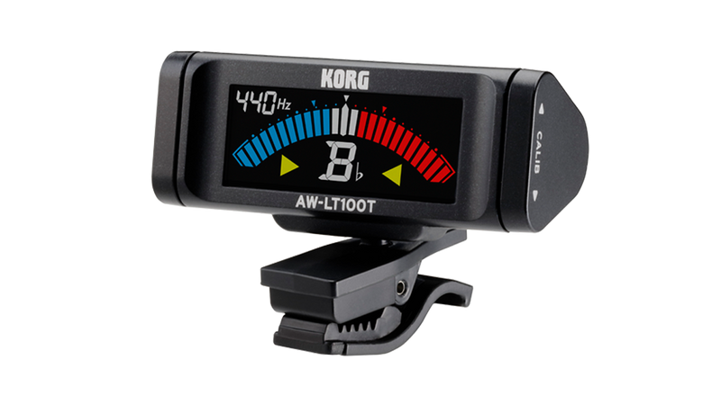 Korg AWLT100T Accordeur Chromatique pour Trompette/Trombone Clip On (Noir) 