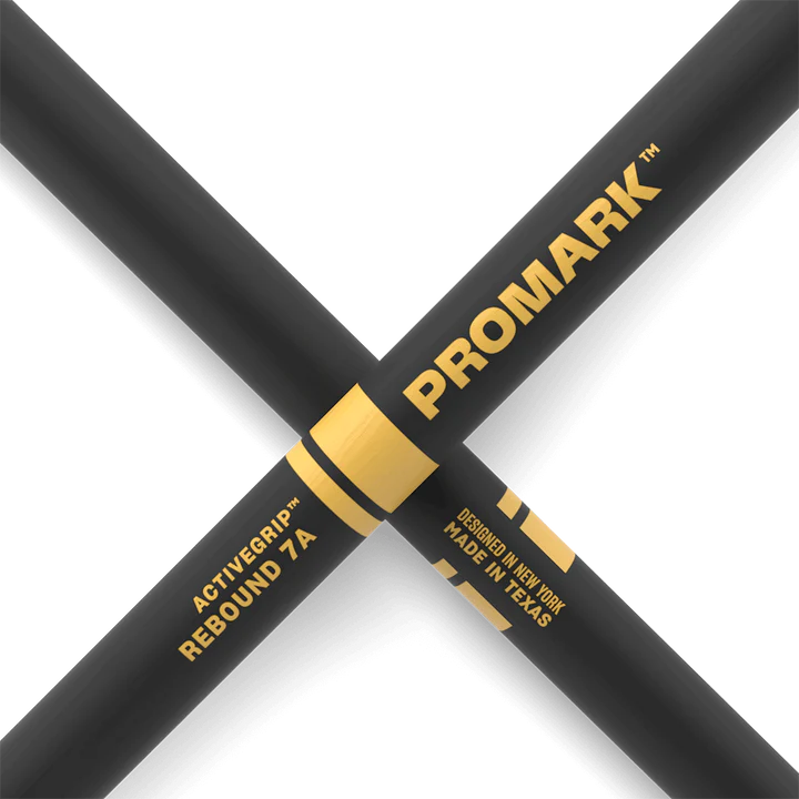 Pro-Mark R7AAG Rebound 7A ActiveGrip Baguettes de batterie avec embouts en gland