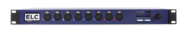ELC DLN8GBX DMX Node 8x DMX Ports to 2x Ethernet 5-Pin XLR Touch Display
