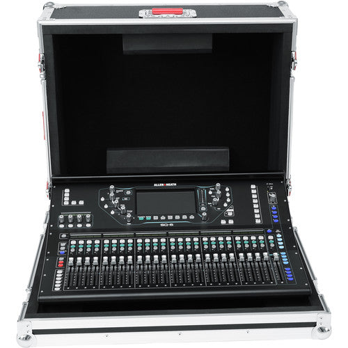 Gator GTOURAHSQ6NDH Flight Case personnalisé pour mélangeur Allen &amp; Heath SQ-6