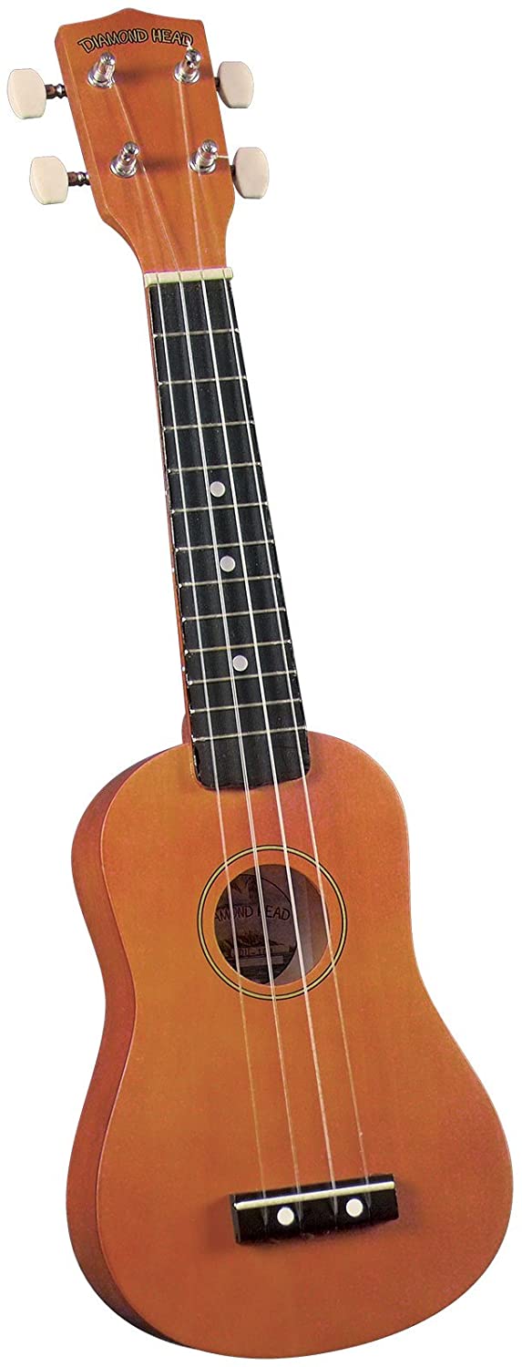 Diamondhead DU-101 Rainbow Soprano Ukulele (Brown)