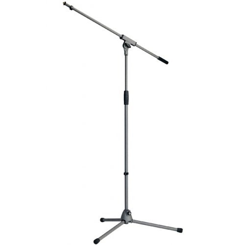 K&M 21060 Pied de micro Soft Touch (Gris)
