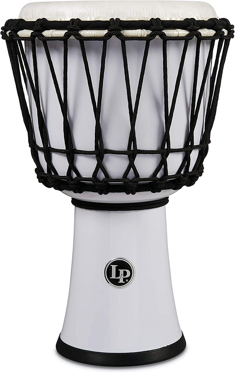 Latin Percussion LP1607WH World Rope Circle Djembe - 7" (White)