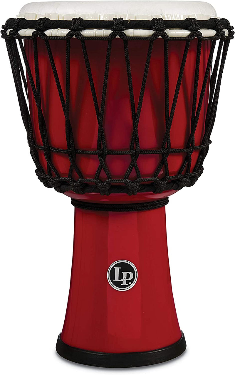 Latin Percussion LP1607RD World Rope Circle Djembe - 7" (Red)