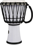 Latin Percussion LP1607WH World Rope Circle Djembe - 7" (White)