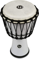 Latin Percussion LP1607WH World Rope Circle Djembe - 7" (White)
