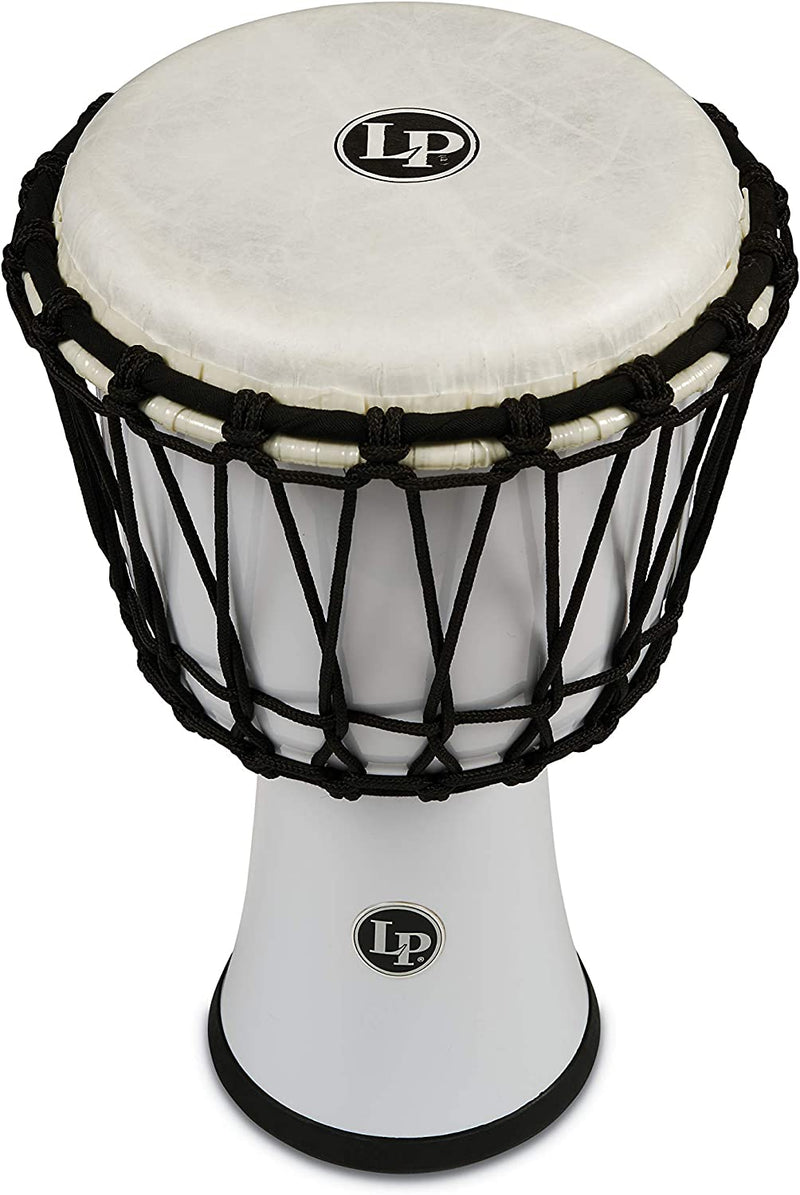 Latin Percussion LP1607WH World Rope Circle Djembe - 7" (White)