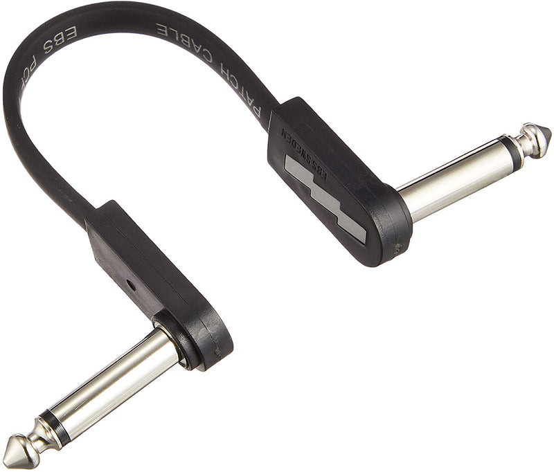 EBS PCF-D10 Deluxe Flat Patch Cable, Right-Angle - Red One Music