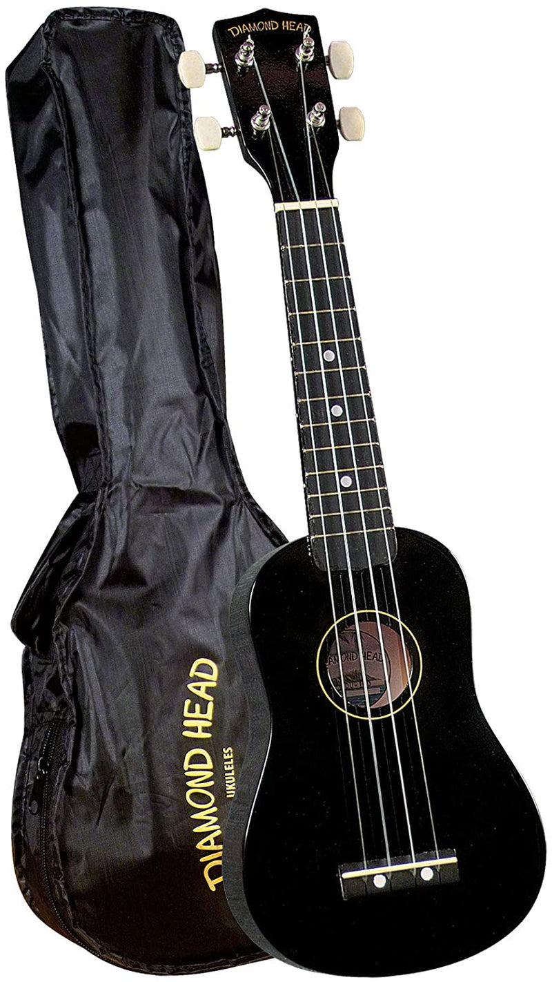 Diamondhead DU-100 Soprano Ukulele (Black)
