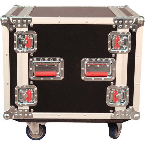 Gator G-TOUR 14U CAST Tour Style ATA Flight Rack Case w/ Casters - 14U, 19" Deep
