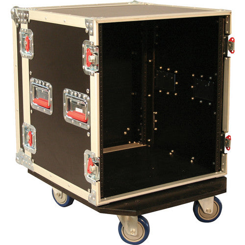 Gator G-TOUR 14U CAST Tour Style ATA Flight Rack Case w/ Casters - 14U, 19" Deep