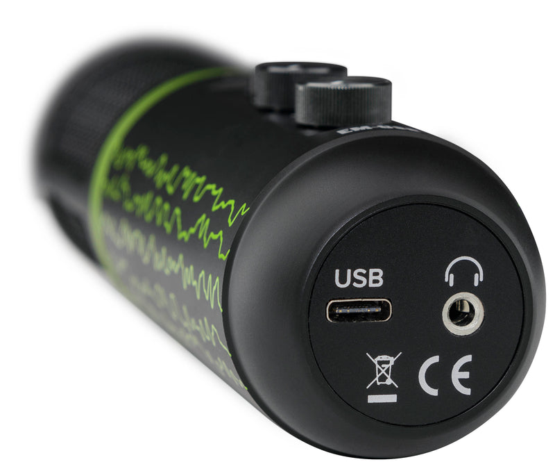 Microphone à condensateur Mackie EM-USB - Édition limitée Green Lightning