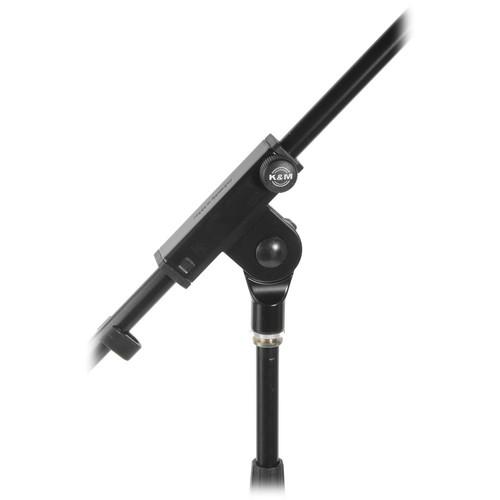 K&M 21070 Black Tripod Microphone Stand With 32 Boom Black - Red One Music