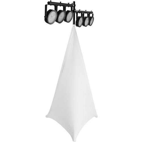 On-Stage Ssa100W White Speaker / Lighting Stand Skirt / Scrim - Red One Music