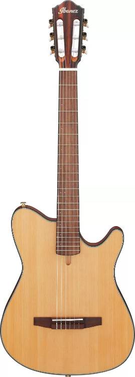 Ibanez FRH10NNTF Thinline Nylon Acoustic-Electric Guitar (Natural)