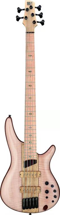 Ibanez Premium SR5FMDX2 5-string Bass Guitar (Natural Low Gloss)