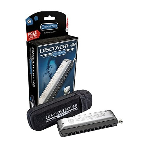 Hohner 7542BX-C Discovery 48 Chromatic Harmonica - Key of C