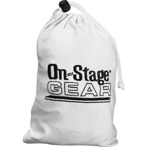 On-Stage Ssa100W White Speaker / Lighting Stand Skirt / Scrim - Red One Music