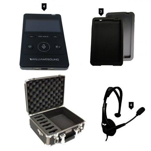 Williams AV DWS COM 4 400 Digi-Wave Wireless Intercom Systems (4 Users)