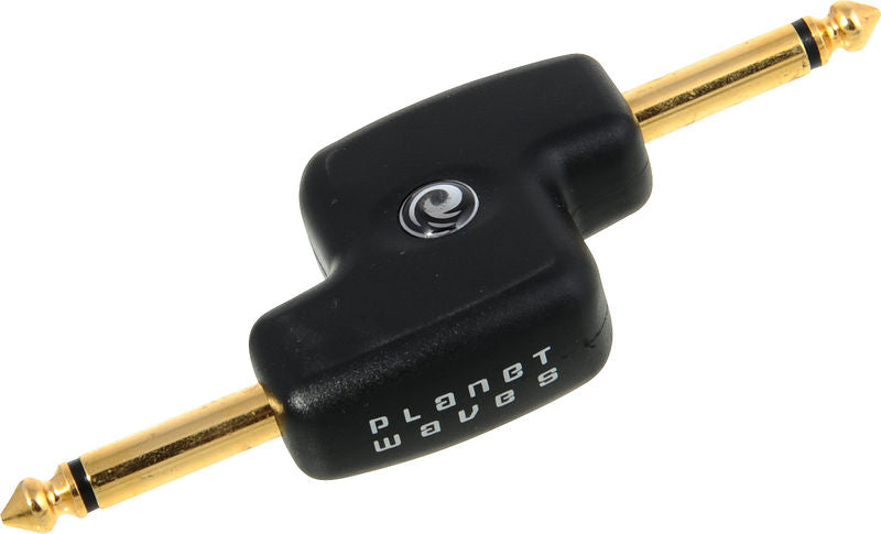Planet Waves PW-P047B 1/4 Inch Male Mono Offset Adapter - Red One Music