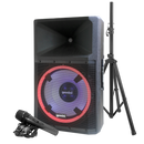 Gemini GSP-L2200PK Ultimate Bluetooth Party Speaker With Dynamic LED - 15"
