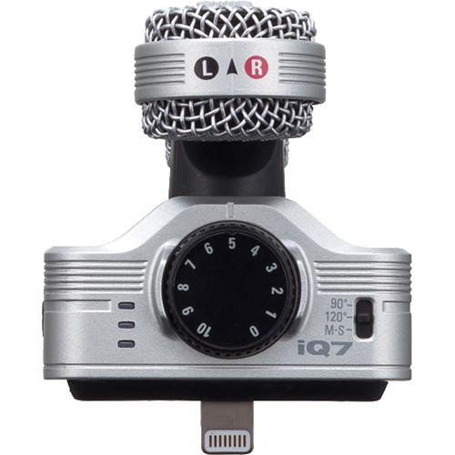 Zoom Iq7 Mid-Side Stereo Microphone Zoomiq7 Mid-Side Stereo Microphone For Ios Devices With Lightning Connector - Red One Music