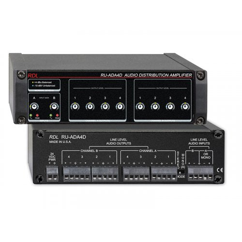 RDL RU-ADA4D Audio Distribution Amplifier