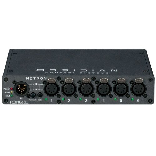 Obsidian RDM6XL Répartiteur DMX/RDM Netron 6 canaux
