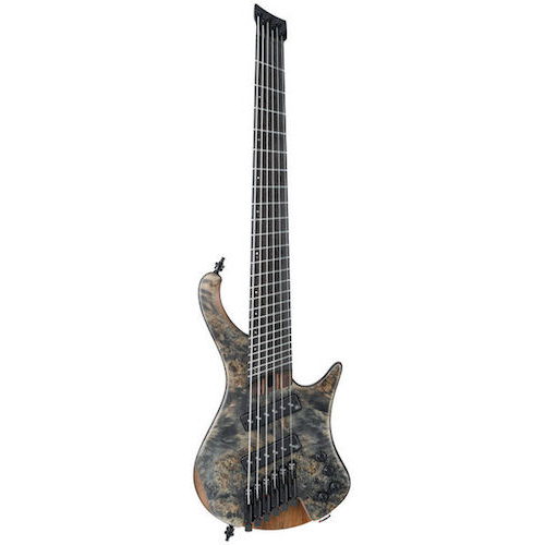Ibanez EHB1506MS-BIF Bass Workshop 6 String Locking-Black Ice Flat - Red One Music