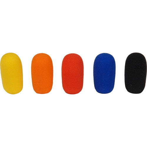 Samson WS5E Headset Microphone Windscreens (5-Pack) - Mixed Colors