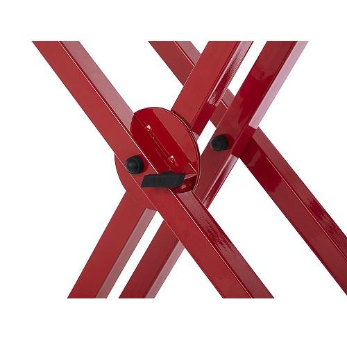 Gator Frameworks Gfw-Key-5100Xred  Deluxe Two Tier X Style Keyboard Stand Nord Red - Red One Music