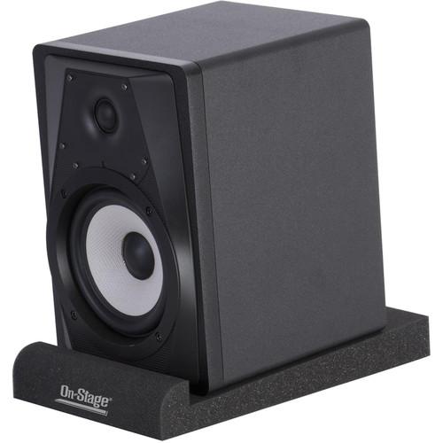 On-Stage Asp3001 Foam Speaker Platforms Small Pair - Red One Music