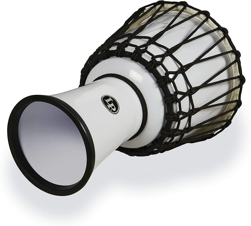 Latin Percussion LP1607WH World Rope Circle Djembe - 7" (White)