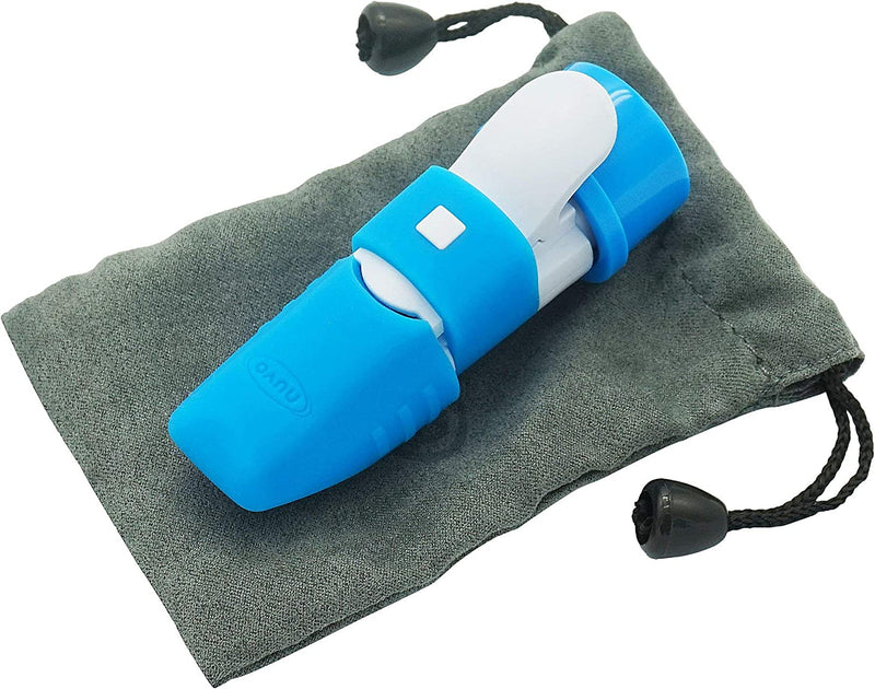 Nuvo N160MPBL DooD/Clarinéo Mouthpiece Assembly in Tote Bag (White/Blue)