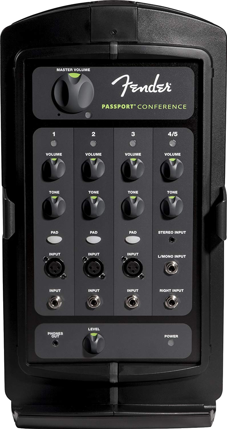 Passport CONFERENCE SERIES 2 Portable Powered PA System 120V (Black) - Red One Music