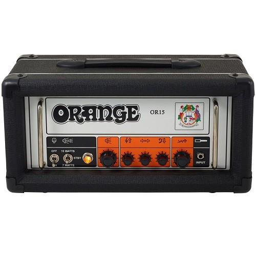 Orange Or15H-Bk Black 15W Tube Amp Head - Red One Music