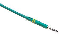 Mogami TT Bantam Patchcord Pure Patch TT to TT Molded Cable (Green) - 12"
