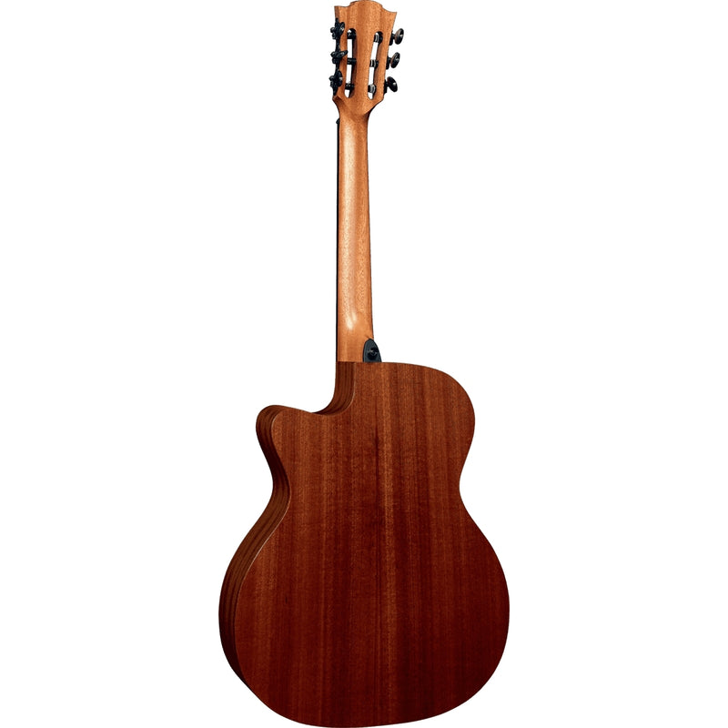 Lag Guitars TN170ASCE Tramontane 170 Country Auditorium Cutaway Nylon Acoustic Electric Guitar - Natural