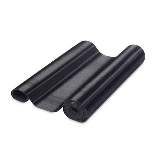 Defender 85900B Defender Mat Economy Drop Over Rubber Mat 3Ft X 26Ft - Black - Red One Music