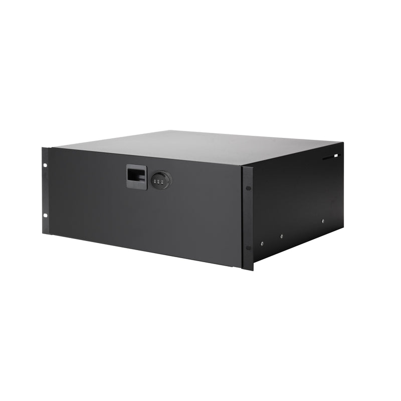 Adam Hall AH-87404CL Tiroir rack en acier 19" avec serrure à combinaison intégrée - 4U