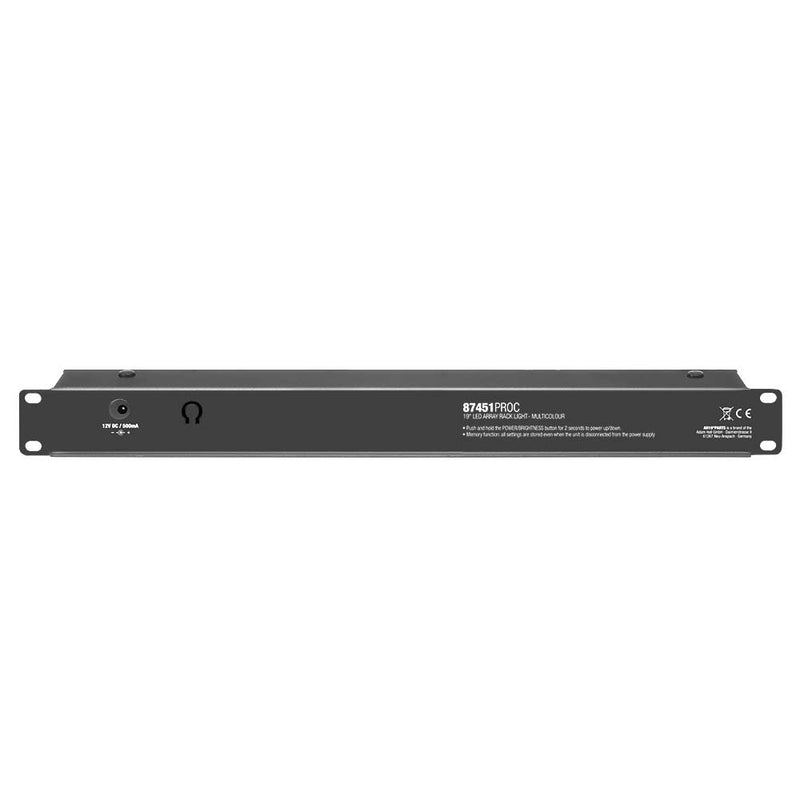 Adam Hall AH-87451PROC Éclairage de rack à LED 19" - 1U Multicolore