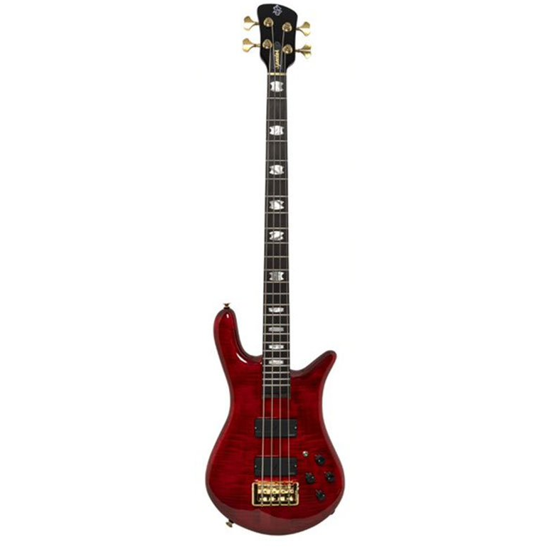 Spector EURO4LTSRG Euro 4 LT Rudy Sarzo Signature Electric Bass - Scarlett Red Gloss