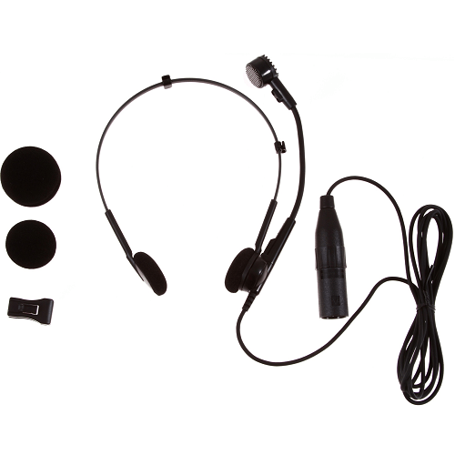 Audio-Technica Pro8Hex  Hyper-Cardioid Headworn Dynamic Microphone With Xlr Connector - Red One Music